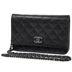 シャネル ココマーク チェーン ウォレット レザー A69163 レディース ブランドバッグ・小物 【中古】brbag