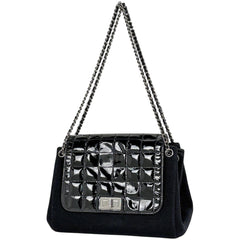 シャネル チョコバー チェーン ショルダーバッグ パテントレザー レディース ブランドバッグ・小物 【中古】brbag