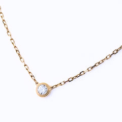 カルティエ ダムール ネックレス ネックレス 750 ダイヤモンド レディース ブランドジュエリー 【中古】brjwl