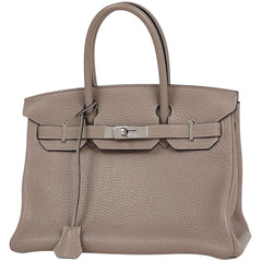 エルメス バーキン30 ハンドバッグ トリヨンクレマンス P レディース ブランドバッグ・小物 【中古】brbag