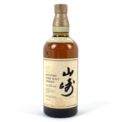 サントリー 山崎 12年 ピュアモルト 向獅子 750ml 国産ウイスキー 酒 【古酒】liqbb【東京都内限定お届け】