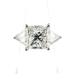 5.498ct ダイヤモンド リング 9号 Pt900 ダイヤモンド レディース ノンブランドジュエリー 【中古】nbjwl
