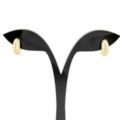 ミキモト メレダイヤ デザインイヤリング イヤリング K18 ダイヤモンド レディース ブランドジュエリー 【中古】brjwl