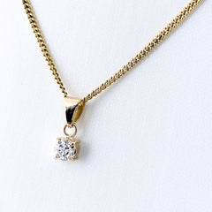 ダイヤモンド デザインネックレス ネックレス K18 750 ダイヤモンド レディース ノンブランドジュエリー 【中古】nbjwl