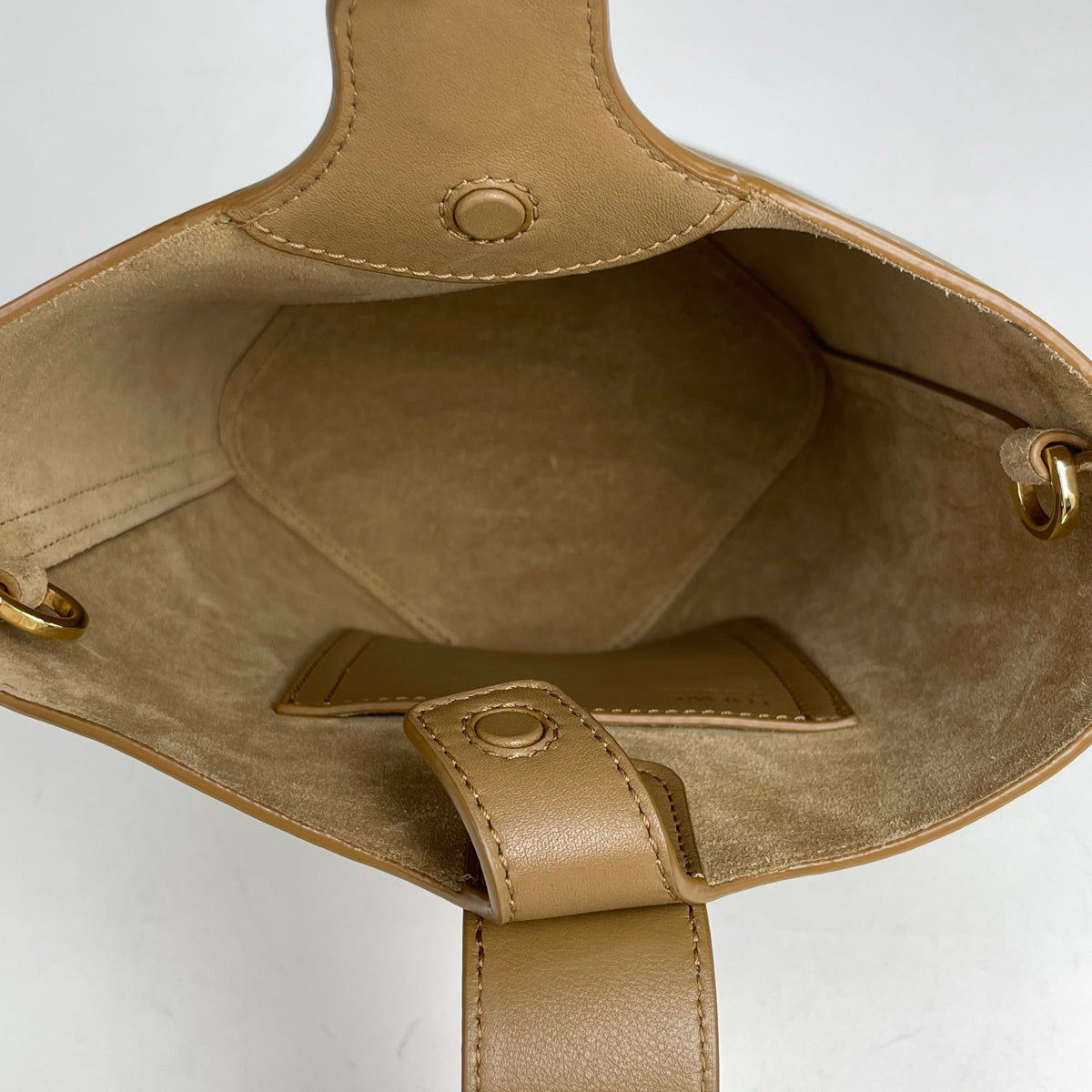 ロエベ ぺブル バケットバッグ ミニ ハンドバッグ レザー レディース