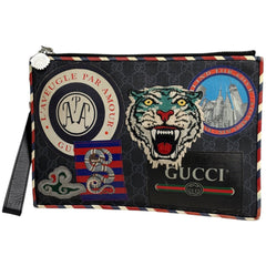 グッチ GG柄 セカンドバッグ コーティングキャンバス 496346 レディース ブランドバッグ・小物 【中古】brbag