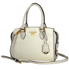 プラダ ロゴ ハンドバッグ レザー 1BA164 レディース ブランドバッグ・小物 【中古】brbag