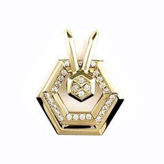 ウォルサム メレダイヤ デザインペンダントトップ ペンダントトップ 750 ダイヤモンド レディース ブランドジュエリー 【中古】brjwl