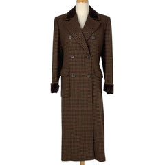 イヴ・サンローラン ツイード コート アウター レディース ブランドアパレル 【中古】brapp