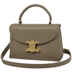 セリーヌ ティーン ニノ ハンドバッグ レザー 118113FXK レディース ブランドバッグ・小物 【中古】brbag