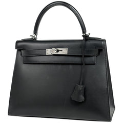 エルメス ケリー28 ハンドバッグ ボックスカーフ Ｊ レディース ブランドバッグ・小物 【中古】brbag