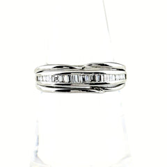 メレダイヤ デザインリング リング 13号 Pt900 ダイヤモンド レディース ノンブランドジュエリー 【中古】nbjwl