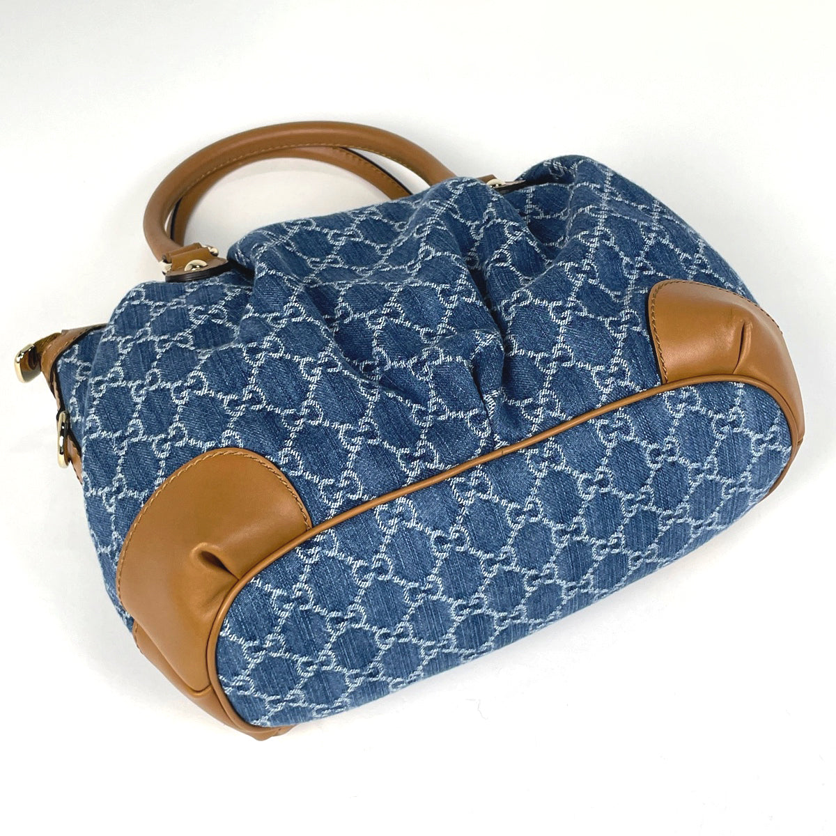 グッチ GG柄 スーキー ハンドバッグ ハンドバッグ デニム 247902