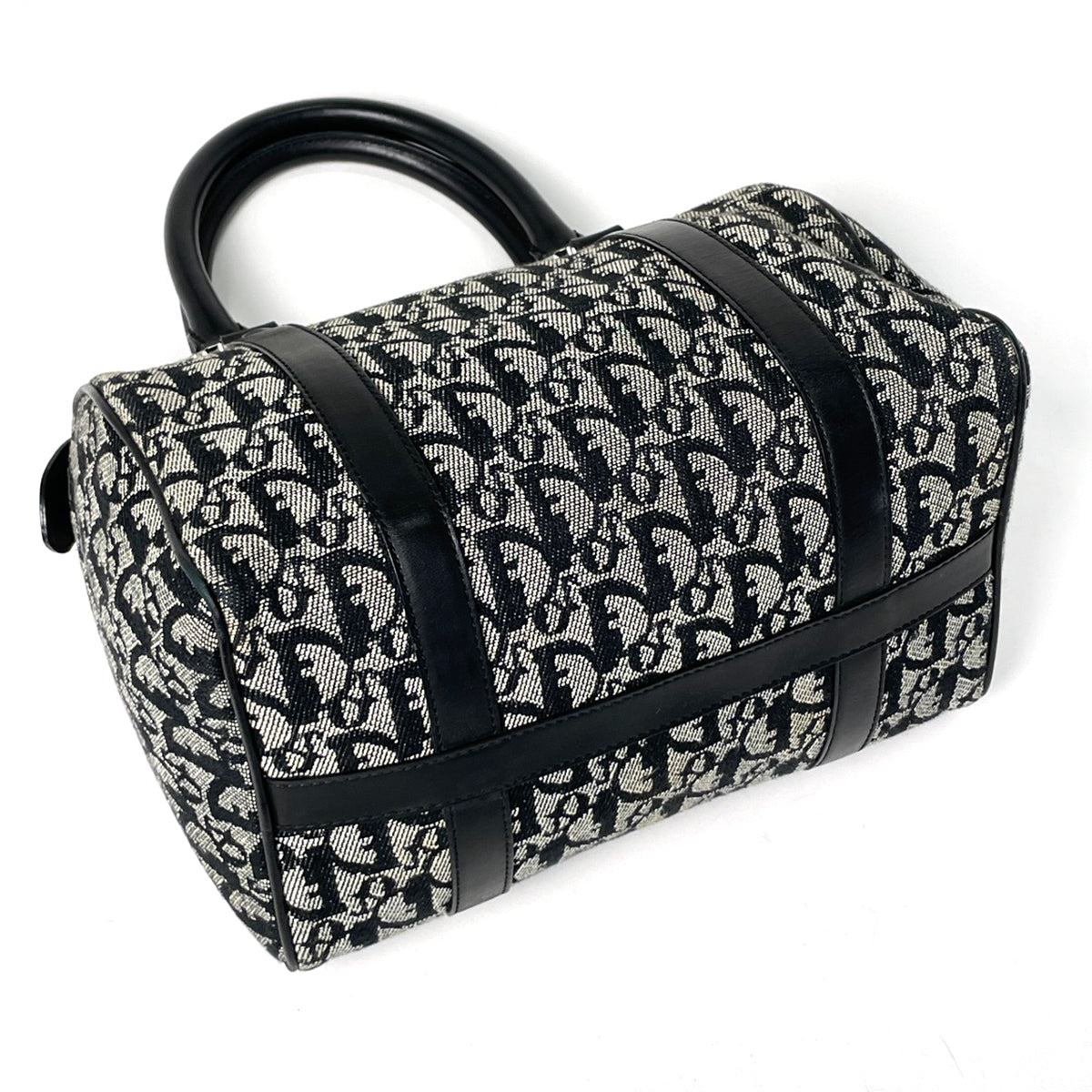 ジャンク品】クリスチャンディオール トロッター柄 ハンドバッグ