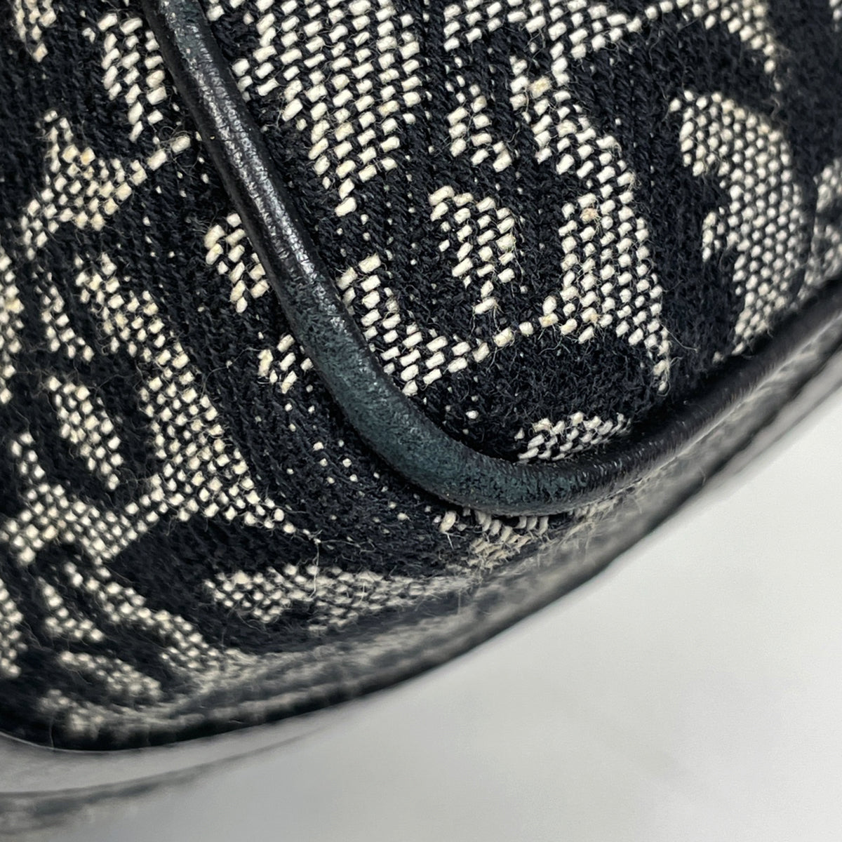 ジャンク品】クリスチャンディオール トロッター柄 ハンドバッグ