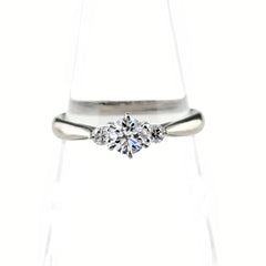 メレダイヤ デザインリング リング 10号 Pt950 ダイヤモンド レディース ノンブランドジュエリー 【中古】nbjwl