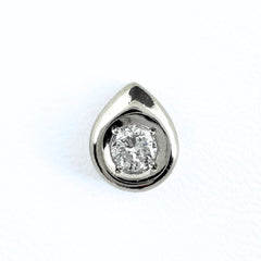 ダイヤモンド ペンダントトップ ペンダントトップ Pt900 ダイヤモンド レディース ノンブランドジュエリー 【中古】nbjwl