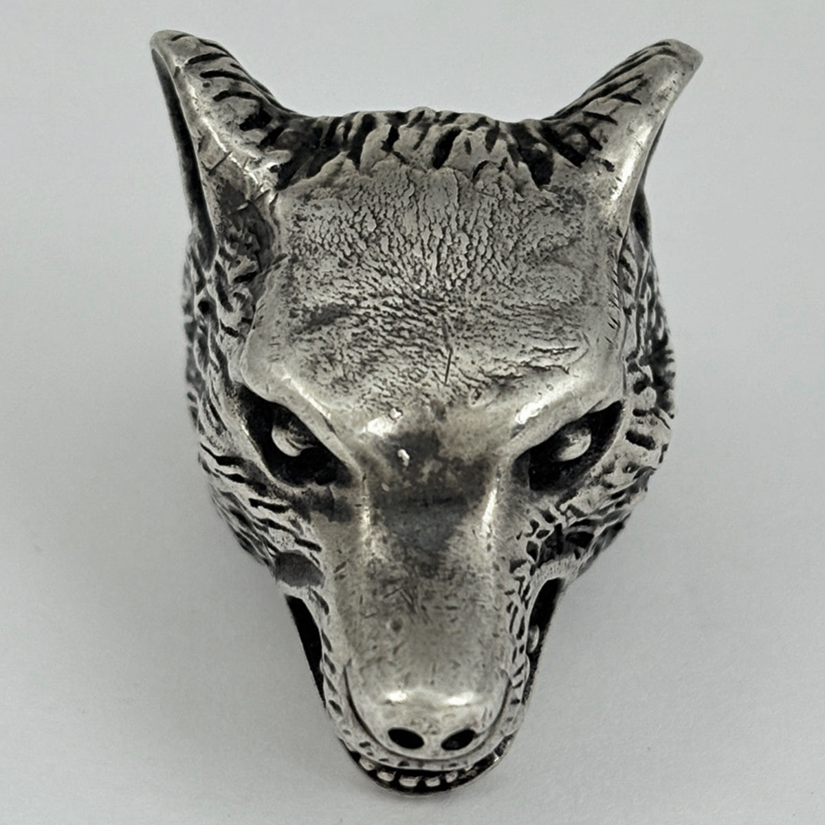 在庫一掃】 グッチ アンガーフォレスト ウルフヘッド リング リング