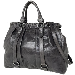 ミュウ ミュウ ロゴ ハンドバッグ レザー レディース ブランドバッグ・小物 【中古】brbag