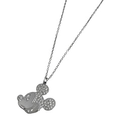 スワロフスキー クリスタル ネックレス シルバーメッキ クリスタル レディース ブランドアクセサリー 【中古】bracc