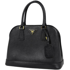 プラダ ロゴプレート ハンドバッグ ハンドバッグ レザー レディース ブランドバッグ・小物 【中古】brbag