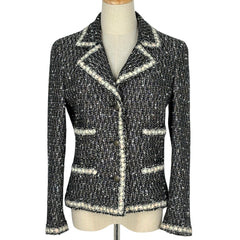 シャネル ツイード ジャケット アウター テーラードジャケット レディース ブランドアパレル 【中古】brapp