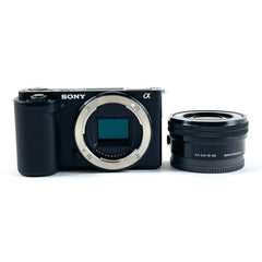 ソニー VLOGCAM ZV-E10L パワーズームレンズキット ブラック デジタル ミラーレス 一眼カメラ カメラ 【中古】cambb