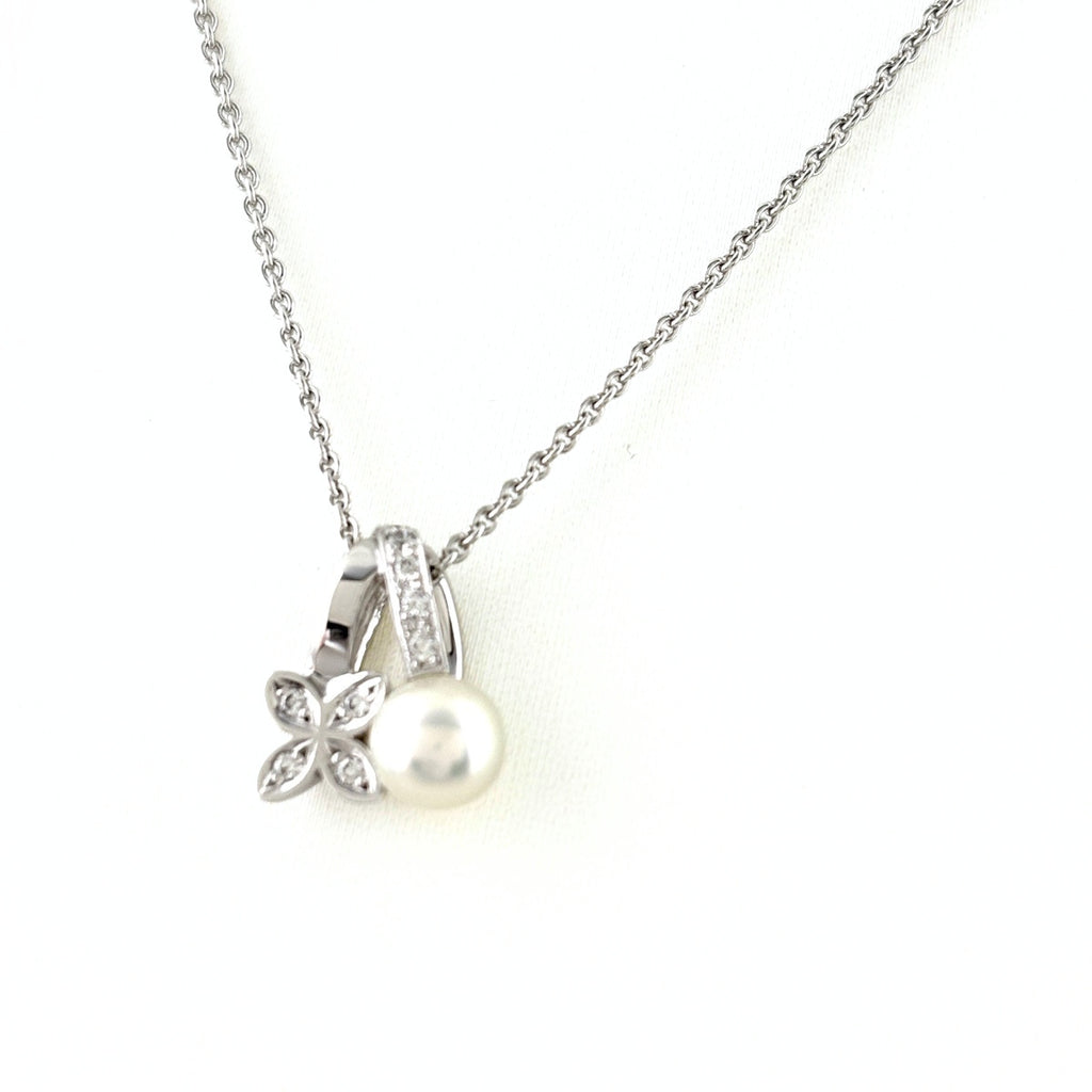 ミキモト パール デザインネックレス ネックレス K18 パール