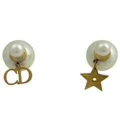クリスチャンディオール フェイクパール ピアス GP レディース ブランドアクセサリー 【中古】bracc