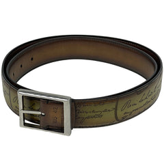 ベルルッティ カリグラフィ ベルト ベルト レザー レディース ブランドバッグ・小物 【中古】brbag