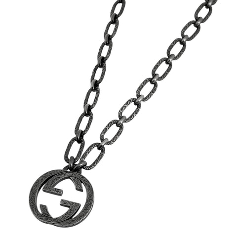 グッチ GGロゴ チェーン ネックレス シルバー925 レディース ブランド