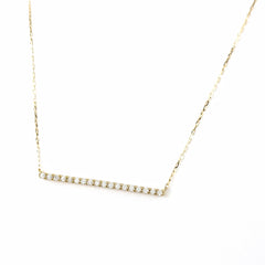 メレダイヤ デザインネックレス ネックレス K18 ダイヤモンド レディース ノンブランドジュエリー 【中古】nbjwl