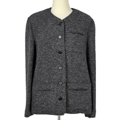 シャネル ココマークボタン ノーカラー ジャケット アウター その他ジャケット ウール アルパカ レディース ブランドアパレル 【中古】brapp