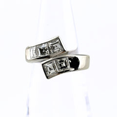 メレダイヤ デザインリング リング 10.5号 Pt900 ダイヤモンド レディース ノンブランドジュエリー 【中古】nbjwl