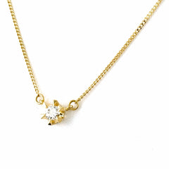 メレダイヤ デザインネックレス ネックレス K18 ダイヤモンド レディース ノンブランドジュエリー 【中古】nbjwl