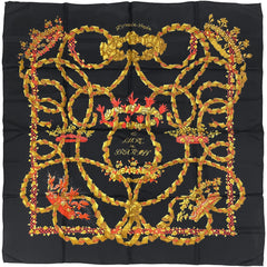 エルメス カレ90 LE SACRE du PRINTEMPS スカーフ シルク レディース ブランドバッグ・小物 【中古】brbag