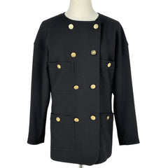 シャネル ノーカラージャケット アウター その他ジャケット ウール レディース ブランドアパレル 【中古】brapp