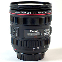 キヤノン EF 24-70mm F4L IS USM 一眼カメラ用レンズ（オートフォーカス） カメラ 【中古】cambb