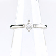 ロイヤル・アッシャー ダイヤモンド デザインリング リング 7.5号 Pt950 ダイヤモンド レディース ブランドジュエリー 【中古】brjwl