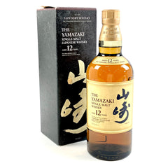 サントリー 山崎 12年 シングルモルト 旧 700ml 国産ウイスキー 酒 【古酒】liqbb【東京都内限定お届け】