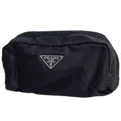 プラダ ロゴプレート ポーチ 化粧ポーチ ナイロン MV175 レディース ブランドバッグ・小物 【中古】brbag