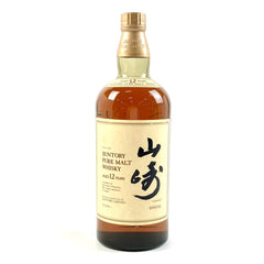 サントリー 山崎 12年 ピュアモルト 向獅子 1000ml 国産ウイスキー 酒 【古酒】liqbb【東京都内限定お届け】
