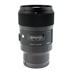 シグマ Art 35mm F1.4 DG HSM (ソニーE用/フルサイズ対応) 一眼カメラ用レンズ（オートフォーカス） カメラ 【中古】cambb