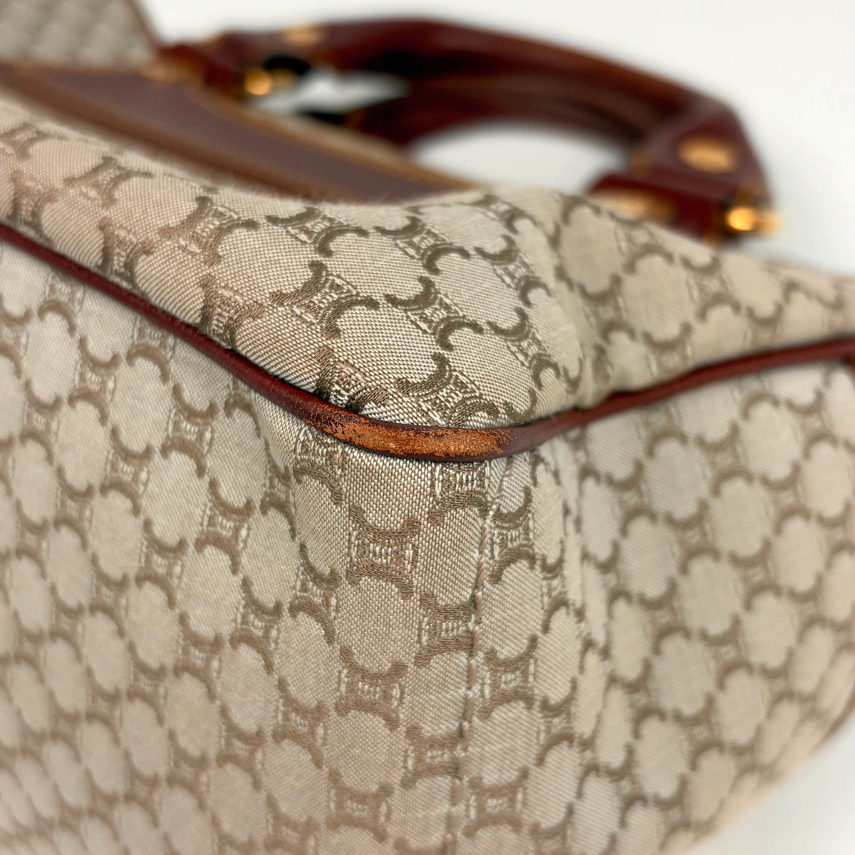 セリーヌ  ハンドバッグ ベージュ  CELINE ブギーバッグ セリーヌ CELINE（セリーヌ） ハンドバッグ ブギーバッグ キャンバス/レザー