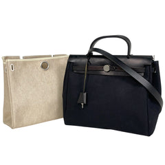 エルメス エールバッグPM ハンドバッグ トワルオフィシエ レディース ブランドバッグ・小物 【中古】brbag