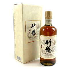 ニッカ 竹鶴 17年 ピュアモルト 700ml 国産ウイスキー 酒 【古酒】liqbb【東京都内限定お届け】