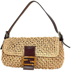 フェンディ ズッカロゴ マンマバゲット ショルダーバッグ ファブリック 26424 レディース ブランドバッグ・小物 【中古】brbag