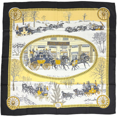 エルメス カレ90 The Bull & Mouth Regents Circus Piccadilly スカーフ シルク レディース ブランドバッグ・小物 【中古】brbag