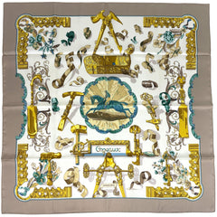 エルメス カレ90 Copeaux スカーフ シルク レディース ブランドバッグ・小物 【中古】brbag