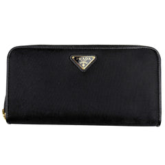 プラダ ロゴプレート ラウンドファスナー 長財布 ナイロン 1ML506 レディース ブランドバッグ・小物 【中古】brbag